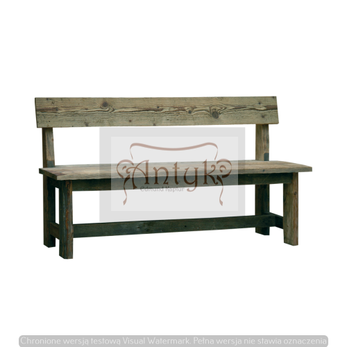 stara ławka z oparciem AMANDA S